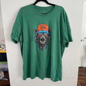 Wild Tribute “Cool Bear” Graphic T-Shirt XXL